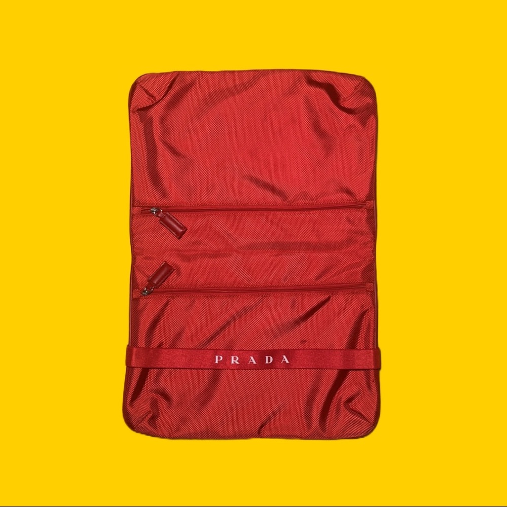 🆕PRADA Luna Rossa Sport Cosmetics Toiletry Bag - Picture 4 of 8